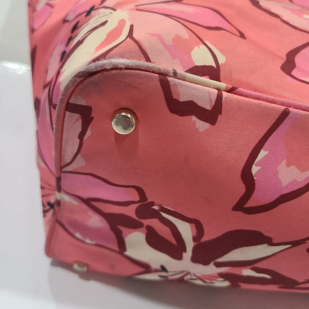 Kate Spade Floral Pink Diaper Tote Bag 19×13×7 in.